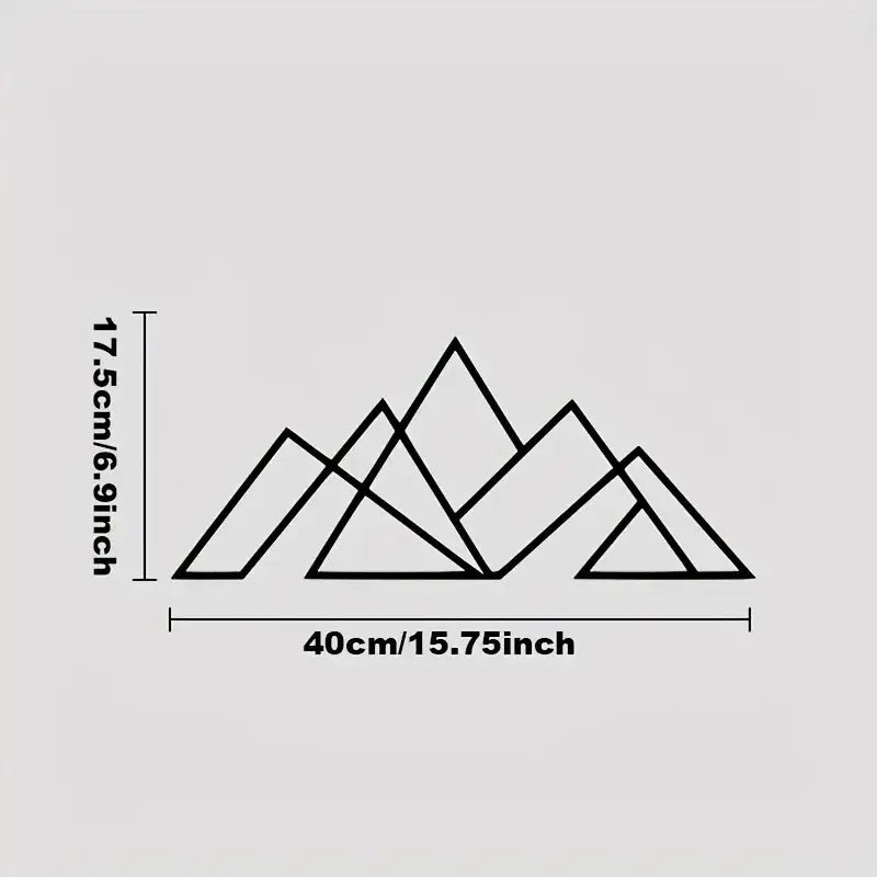 Cadre Montagne Métal