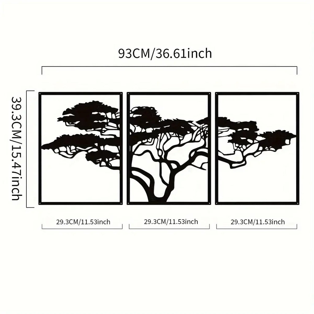 Cadre Arbre en Métal