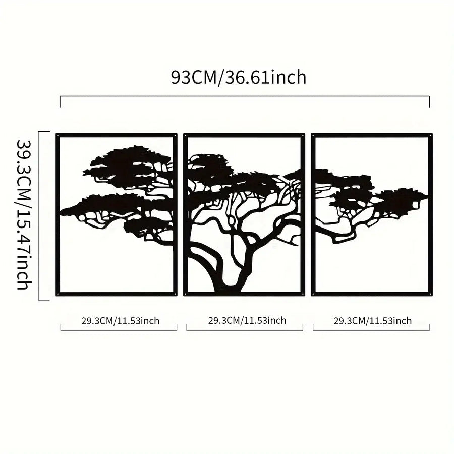 Cadre Arbre en Métal